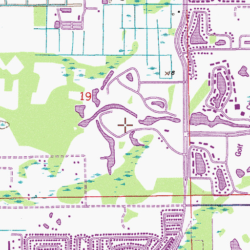 Topographic Map of Fire Station Number 57, FL