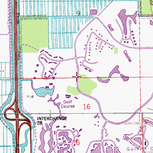 Topographic Map of Fire Station Number 59, FL