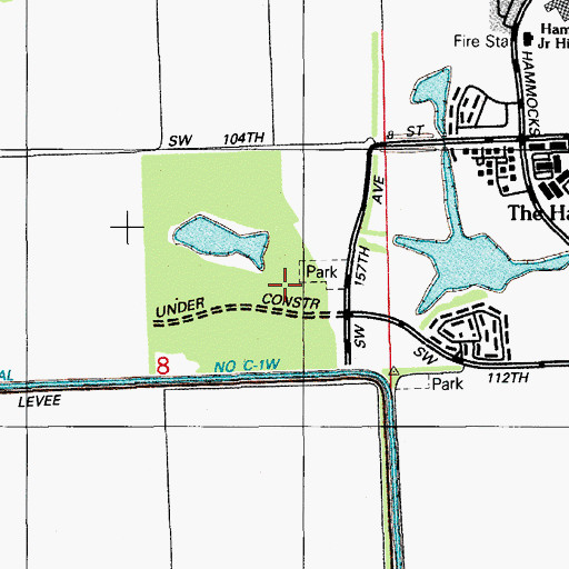 Topographic Map of Dr Gilbert L Porter Elementary School, FL