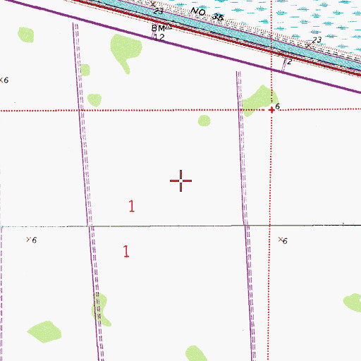 Topographic Map of Eagle Point Elementary School, FL