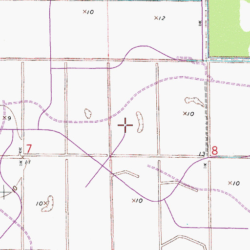 Topographic Map of Eagle Ridge Elementary School, FL
