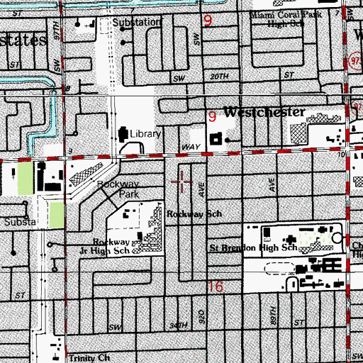 Topographic Map of Elba Lemus Family Day Care Home, FL