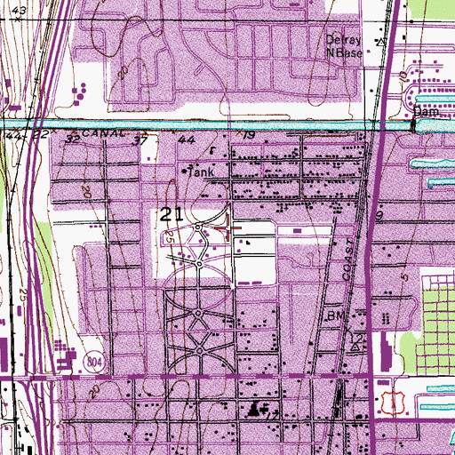 Topographic Map of DayStar Academy of Excellence Charter School, FL