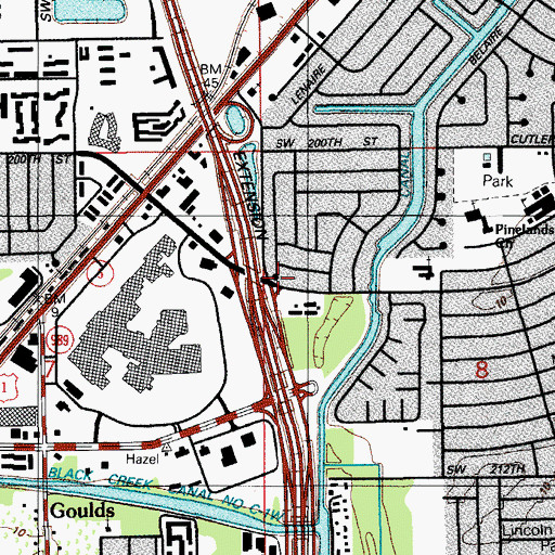 Topographic Map of Community Health Action Team, FL