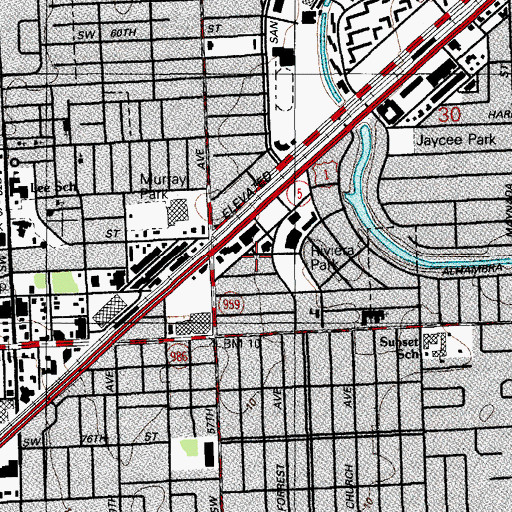 Topographic Map of Continental Academy, FL