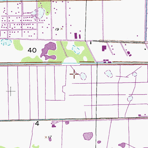 Topographic Map of Coral Reef Elementary School, FL