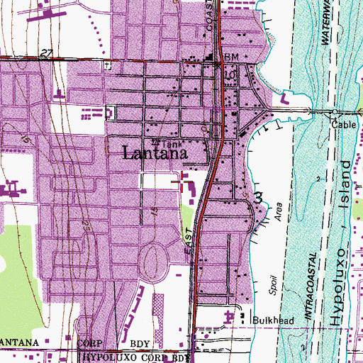 Topographic Map of Chancellor Charter School, FL