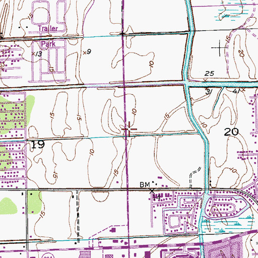 Topographic Map of Charter School of Boynton Beach, FL