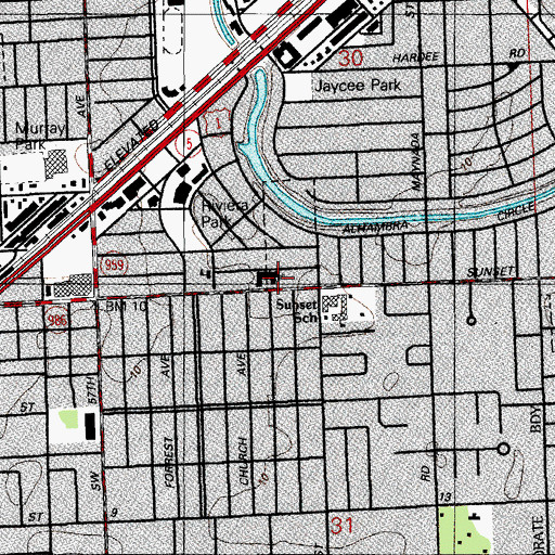 Topographic Map of Child Care Center, FL