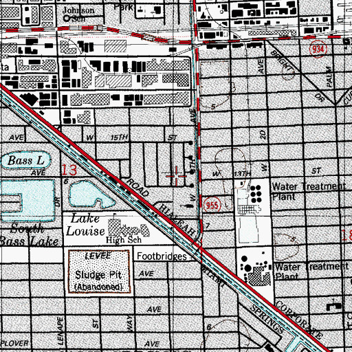 Topographic Map of Children's Christian School House, FL