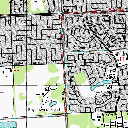 Topographic Map of Children's Clubhouse Day Care Center, FL