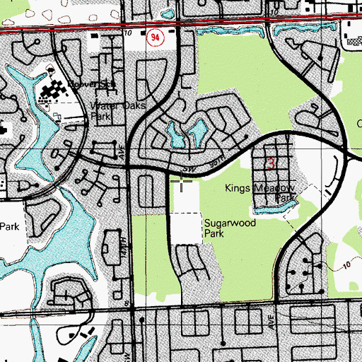 Topographic Map of Claude Pepper Elementary School, FL