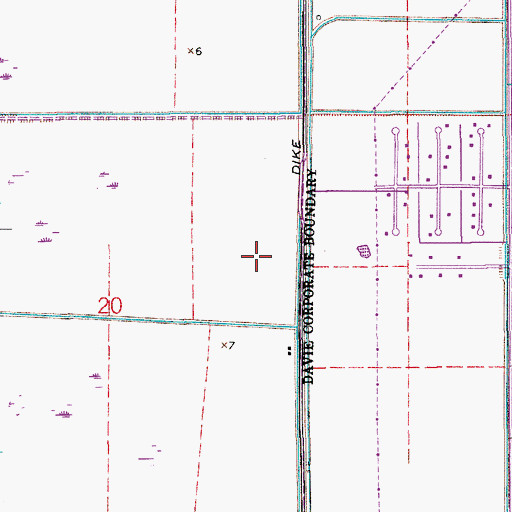 Topographic Map of Cleveland Clinic Florida, FL