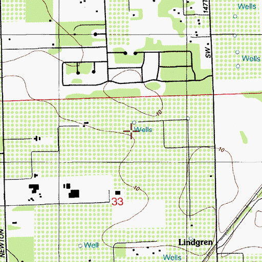 Topographic Map of Carratala Day Care Center, FL
