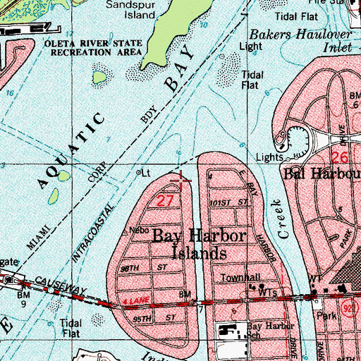 Topographic Map of Blue Lake Point Head Start, FL