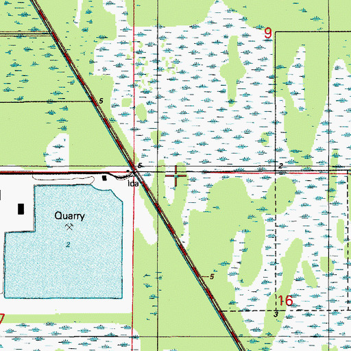 Topographic Map of Balere Language Academy, FL