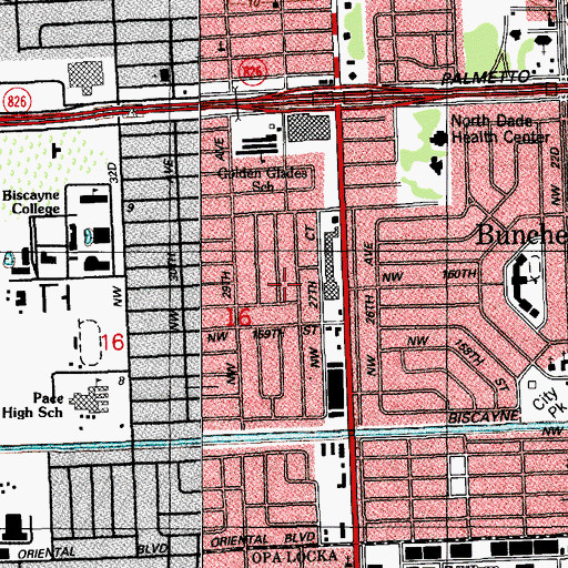 Topographic Map of Becky Veal - Niblack Day Care Center, FL