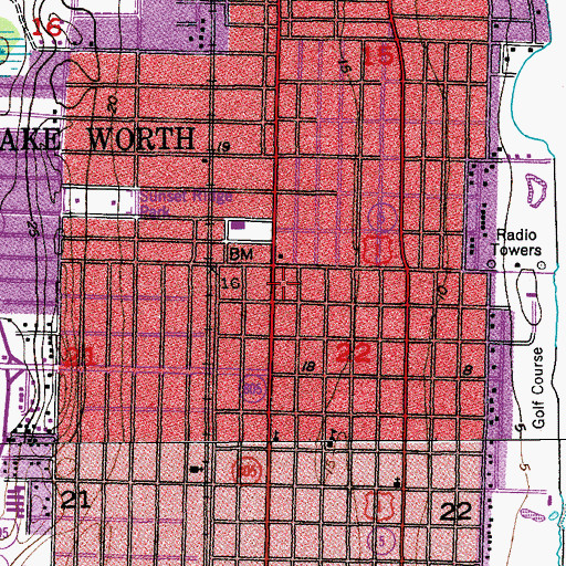 Topographic Map of Academy for Positive Learning, FL