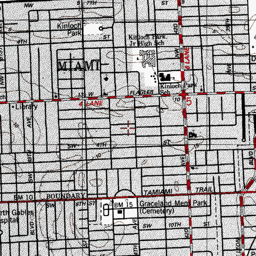 Topographic Map of Aleida Martinez Family Day Care Center, FL