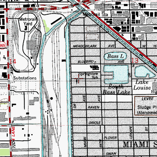 Topographic Map of All Angels Academy, FL