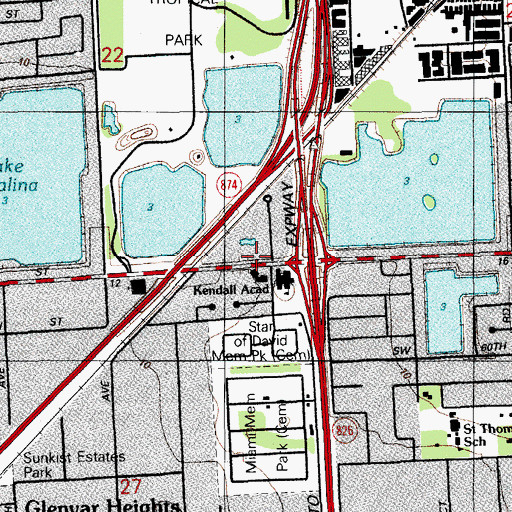 Topographic Map of Alpha and Omega Christian Day Care Center, FL