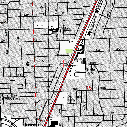 Topographic Map of A Child's Place, FL