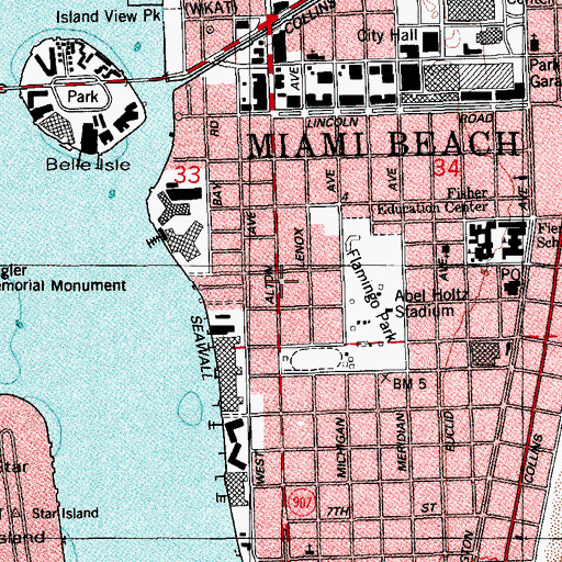 Topographic Map of A To Z for Kids Day Care Center, FL