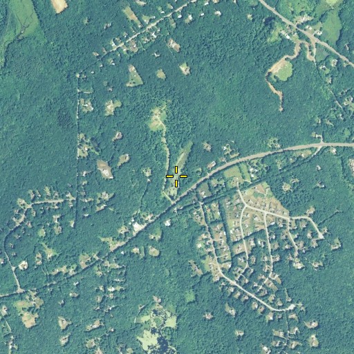 Aerial/Satellite Image of Holman Pond, CT