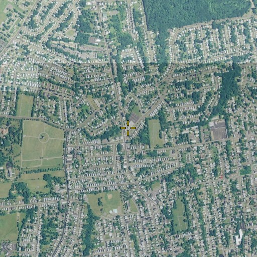 Aerial/Satellite Image of Holy Cross School, CT