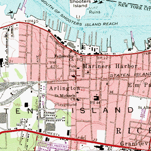 Topographic Map of Summerfield United Methodist Church, NY
