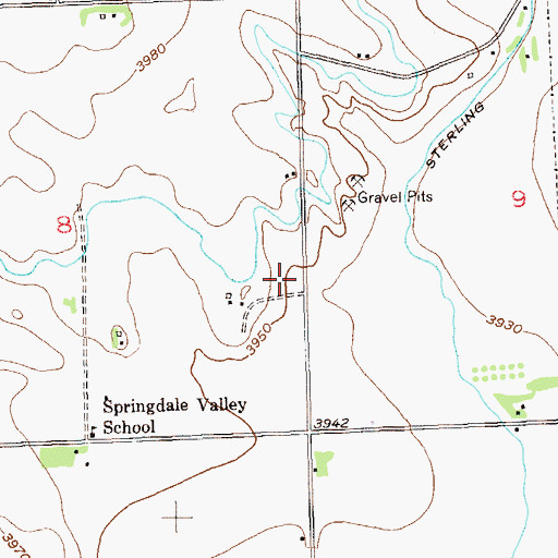 Topographic Map of Sunset Memorial Gardens Cemetery, CO