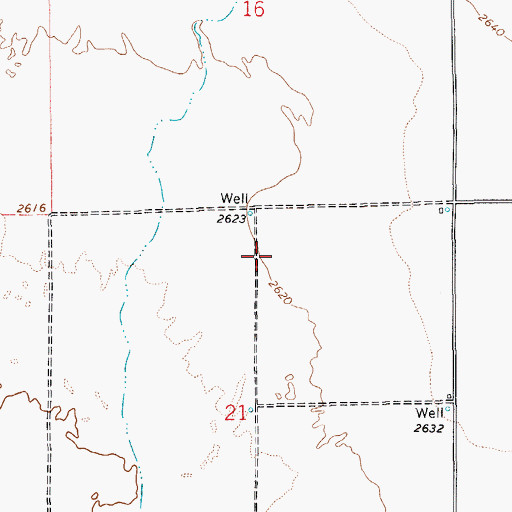 Topographic Map of Manse Elementary School, NV