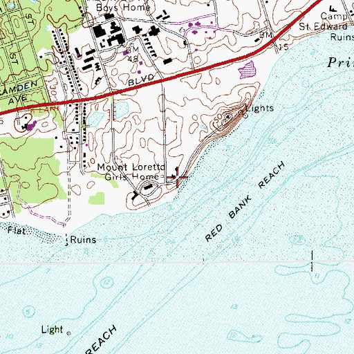 Topographic Map of Handmaidens of the Most Pure Heart of Mary Novitiate Convent, NY