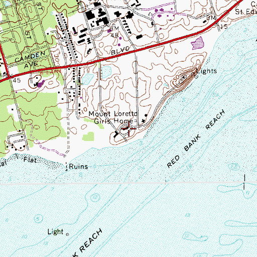 Topographic Map of Duval Cottage, NY