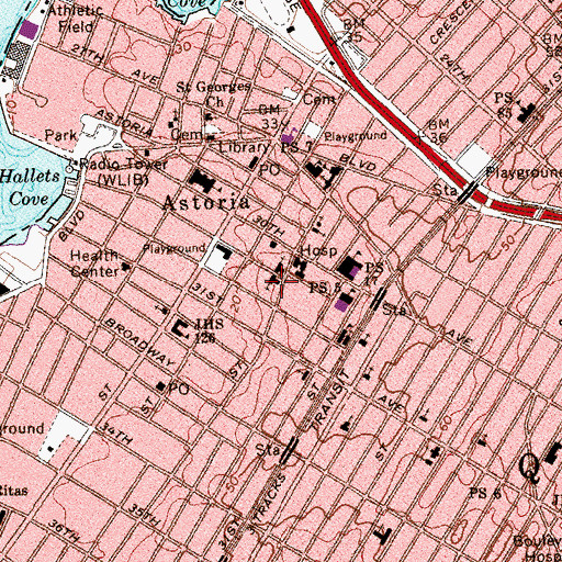 Topographic Map of Good Shepherd United Methodist Church, NY