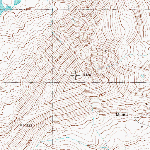 Topographic Map of Mountain Morning Ridge, CO