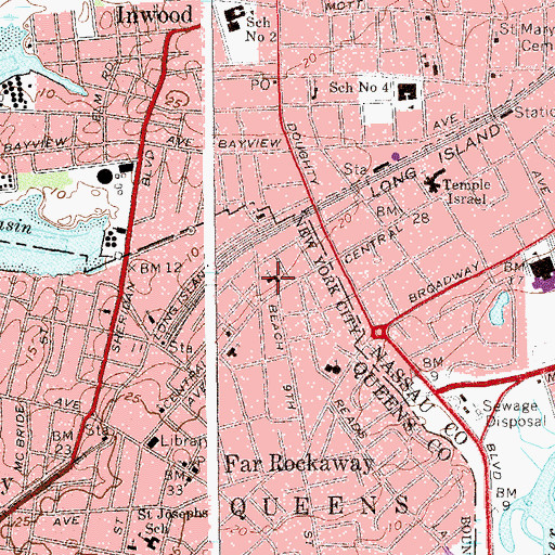 Topographic Map of Sage Memorial Church, NY