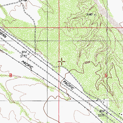 Topographic Map of Cienega High School, AZ