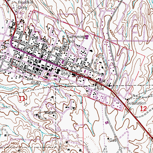 Topographic Map of Pioneer Home Museum, AZ