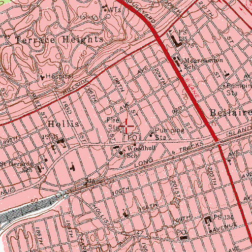 Topographic Map of Fire Department New York Engine 301 Ladder 150, NY