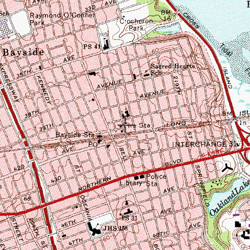 Topographic Map of Fire Department New York Engine 306, NY