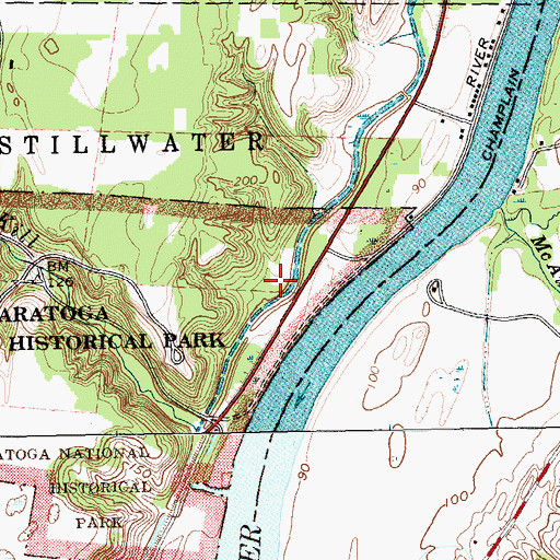 Topographic Map of Taylor House, NY