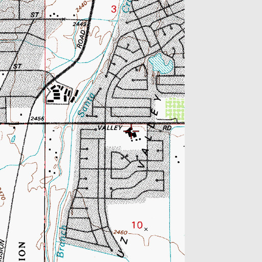 Topographic Map of Raul Grijalva Elementary School, AZ