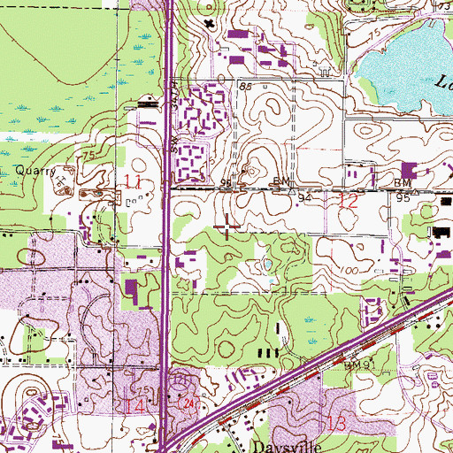 Topographic Map of Florida Museum of Natural History, FL