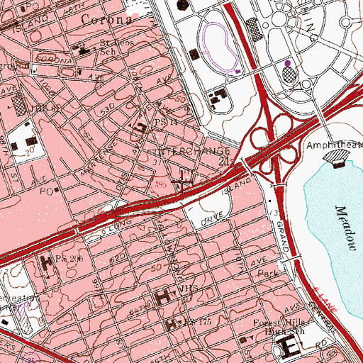 Topographic Map of New York Satellite Company 4, NY