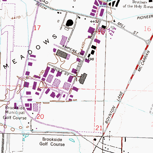 Topographic Map of Regional Technical Institute, NV