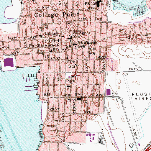 Topographic Map of Saint Clement of Ohrid Macedonian Church, NY