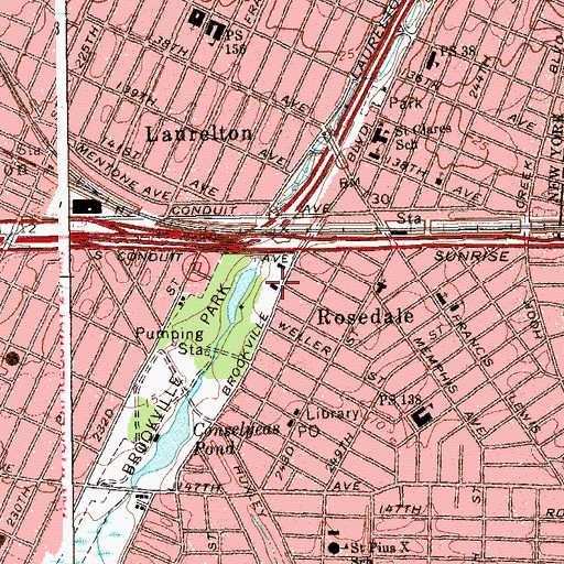 Topographic Map of Fire Department New York Engine 314, NY