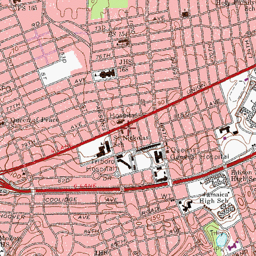 Topographic Map of Fire Department New York Engine 315 Ladder 125, NY