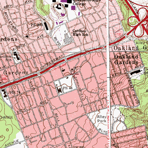 Topographic Map of New York Ladder Company 160, NY